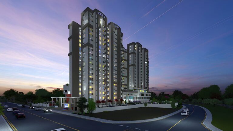 Sattva Aquavista Apartment in Bannerghatta Road Bangalore Night View