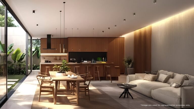 Svam The Earth Homes Villa in Nandi Hills, Bangalore Dinning and living area