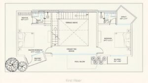 Svam The Earth Homes Villa in Nandi Hills, Bangalore Floor Plan First Floor