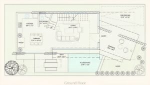 Svam The Earth Homes Villa in Nandi Hills, Bangalore Floor Plan Ground Floor