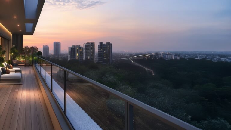 Vaswani Starlight Apartment in Whitefield Bangalore balcony view