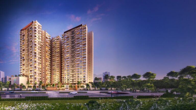 Vaswani Starlight Apartment in Whitefield Bangalore night view