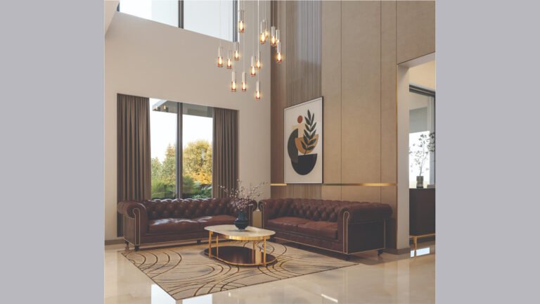 Capstone Life Midsummer Rain villa in Off IVC Road in Bangalore Living area view 2