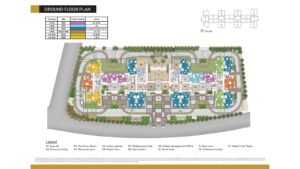 Ebony at Brigade Orchards Apartment in Devanahalli, Bangalore ground floor plan