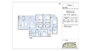 L&T Elara Celestia Apartment in Off Bellary Road Floor Plan Tower 3- 2nd to 11th