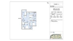 L&T Elara Celestia Apartment in Off Bellary Road Floor Plan Tower 3- 2nd to 13th