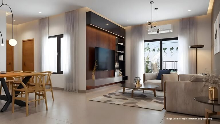Purva Infinity Apartment in International Airport Road, Near Yelahanka , Bangalore living and dinning area