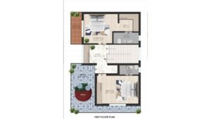 Triton Humming Valley Villa Near Nandi Hills Bangalore Floor Plan First Floor