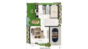 Triton Humming Valley Villa Near Nandi Hills Bangalore Floor Plan Ground Floor