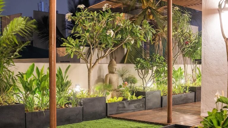 White Lotus Tamara Apartment in Defence Colony, Indiranagar, Bengaluru Walking path on terrace