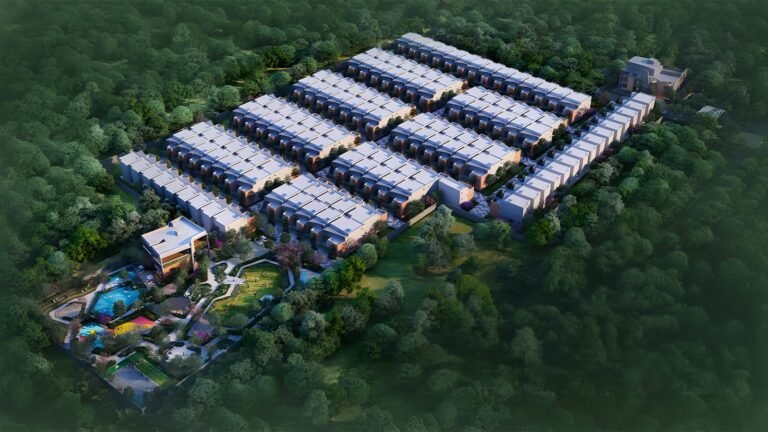 42 Estate & SPD Between The Greens villa in whitefield bangalore ariel view