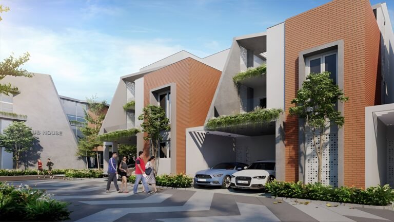 42 Estate & SPD Between The Greens villa in whitefield bangalore front of villa