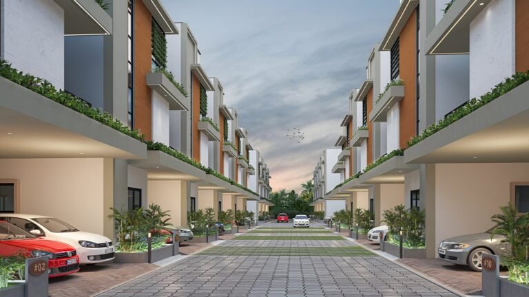 42 Estate & SPD Between The Greens villa in whitefield bangalore stree view