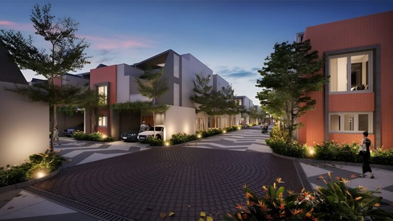 42 Estate & SPD Between The Greens villa in whitefield bangalore walking pathway