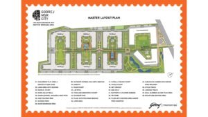 Barce at Godrej MSR City Apartment in North Bangalore Master Layout Plan