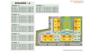 Barce at Godrej MSR City Apartment in North Bangalore Tower Plan Building-4