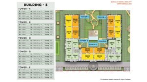 Barce at Godrej MSR City Apartment in North Bangalore Tower Plan Building-5