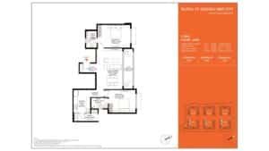 Barce at Godrej MSR City Apartment in North Bangalore floor plan 2 BHK 2nd floor differnet size