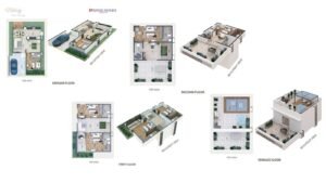 Koing Homes North Country Villa in Devanhalli North Bangalore floor plan 3 BHK