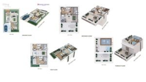 Koing Homes North Country Villa in Devanhalli North Bangalore floor plan 4 BHK