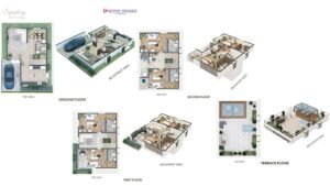 Koing Homes North Country Villa in Devanhalli North Bangalore floor plan 4 BHK. 768 X 1248