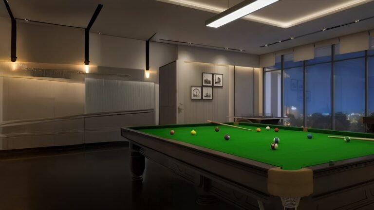 Sattva Lumina Apartment in Bangalore 2 snooker rooms