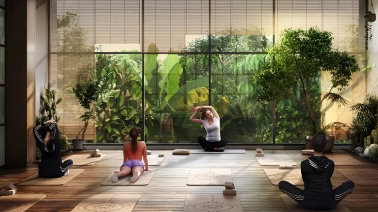 Sattva Lumina Apartment in Bangalore Yoga Aerobic Room