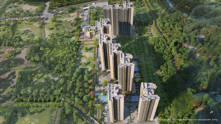 Sattva Lumina Apartment in Bangalore arial view