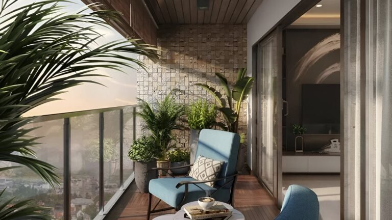 Sattva Lumina Apartment in Bangalore balcony view