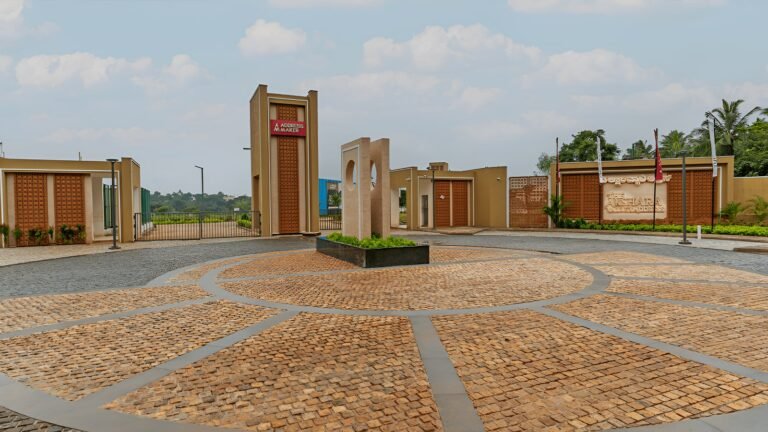 The akshara valley address villa plot in off maysur road bangalore arial view