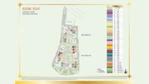 Brigade Eternia Apartment in Yelahanka, Bangalore Distribution Plan Building - 01 & 02 Ground Floor