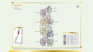 Brigade Eternia Apartment in Yelahanka, Bangalore Floor Plan Building -01 Tower A - 2nd & 3rd Floor