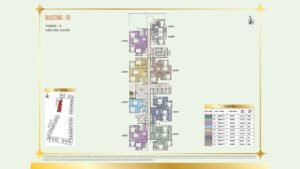 Brigade Eternia Apartment in Yelahanka, Bangalore Floor Plan Building -01 Tower A - Ground Floor