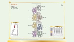 Brigade Eternia Apartment in Yelahanka, Bangalore Floor Plan Building -01 Tower A - Typical Floor 4th to 13th floor