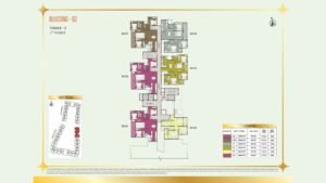Brigade Eternia Apartment in Yelahanka, Bangalore Floor Plan Building -02 Tower E - 1st Floor