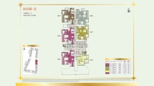 Brigade Eternia Apartment in Yelahanka, Bangalore Floor Plan Building -02 Tower E - Ground Floor