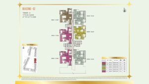 Brigade Eternia Apartment in Yelahanka, Bangalore Floor Plan Building -02 Tower E - Typical Floor 4th to 14th floor