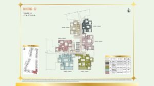 Brigade Eternia Apartment in Yelahanka, Bangalore Floor Plan Building -02 Tower G - 2nd & 3rd Floor