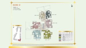 Brigade Eternia Apartment in Yelahanka, Bangalore Floor Plan Building -02 Tower G - Typical Floor 4th to 14th floor