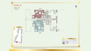 Brigade Eternia Apartment in Yelahanka, Bangalore Floor Plan Building -02 Tower H & I - 1st Floor