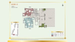 Brigade Eternia Apartment in Yelahanka, Bangalore Floor Plan Building -02 Tower I - Ground Floor