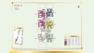 Brigade Eternia Apartment in Yelahanka, Bangalore Floor Plan Building -02 Tower K - 1st Floor