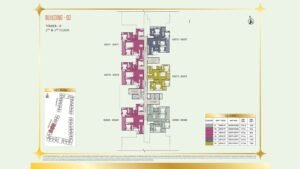 Brigade Eternia Apartment in Yelahanka, Bangalore Floor Plan Building -02 Tower K - 2nd & 3rd Floor
