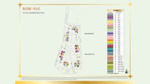 Brigade Eternia Apartment in Yelahanka, Bangalore Typical Distribution Plan Building - 01&02