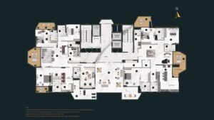 TVS Emerald Cascadia Appartments in Misson Road Bangalore Master Plan
