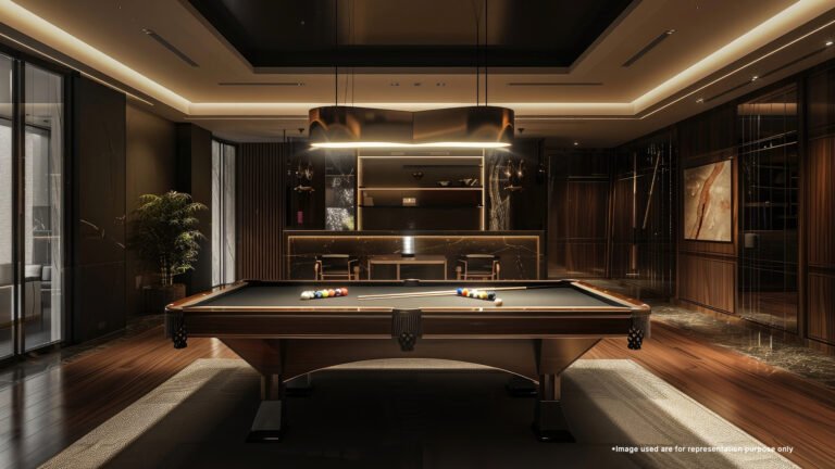 TVS Emerald Cascadia Apartments in Bangalore poll table