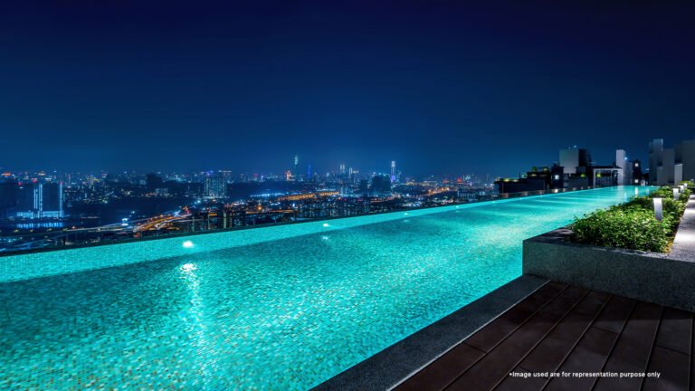 TVS Emerald Cascadia Apartments in Bangalore swimming pool
