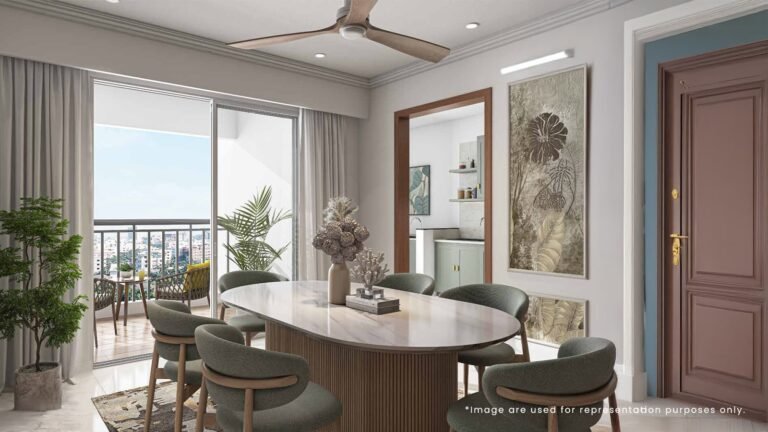 Brigade Citrine Apartment in Old Madras Road East Bangalore dinning area gallery image