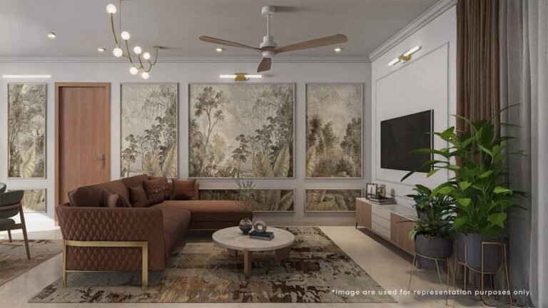 Brigade Citrine Apartment in Old Madras Road East Bangalore living area gallery image