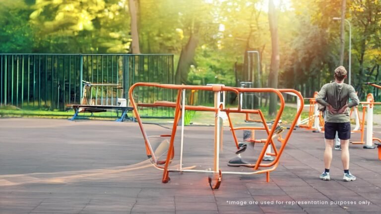 Purva Tivoli Hills plots in Devanhalli Bangalore outdoor gym